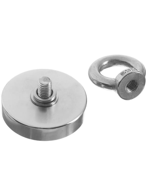 Магнит неодимовый Cartage с петлёй для авто, d 48 мм, сцепление 35 кг