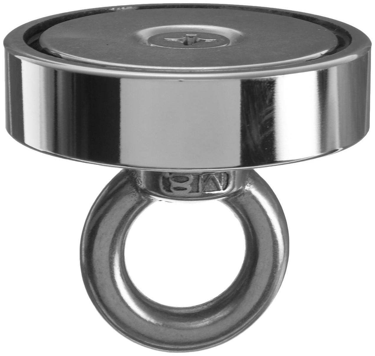 Магнит неодимовый Cartage с петлёй для авто, d 60 мм, сцепление 75 кг