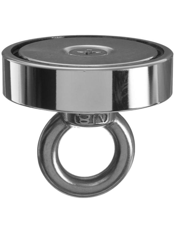 Магнит неодимовый Cartage с петлёй для авто, d 60 мм, сцепление 75 кг