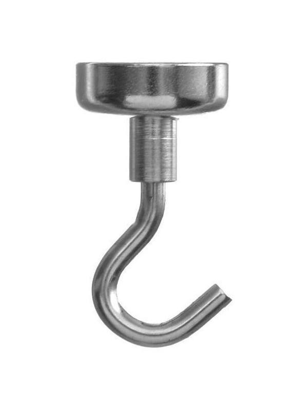 Магнит неодимовый Cartage с крючком для авто, d 20 мм, сцепление 8 кг