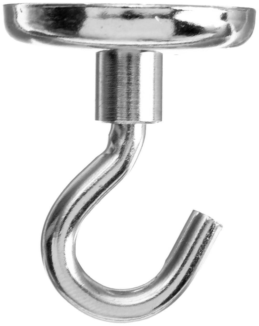 Магнит неодимовый Cartage с крючком для авто, d:36 мм. сцепление 18 кг