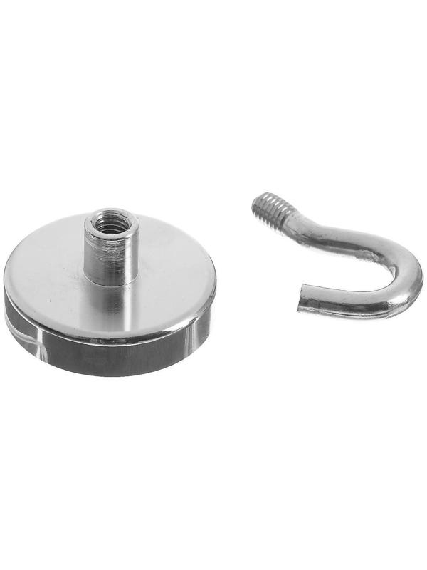 Магнит неодимовый Cartage с крючком для авто, d 48 мм, сцепление 37 кг