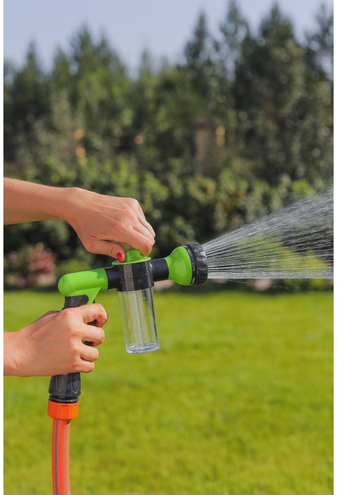 Пистолет для полива, 8 режимов, под коннектор, пластик