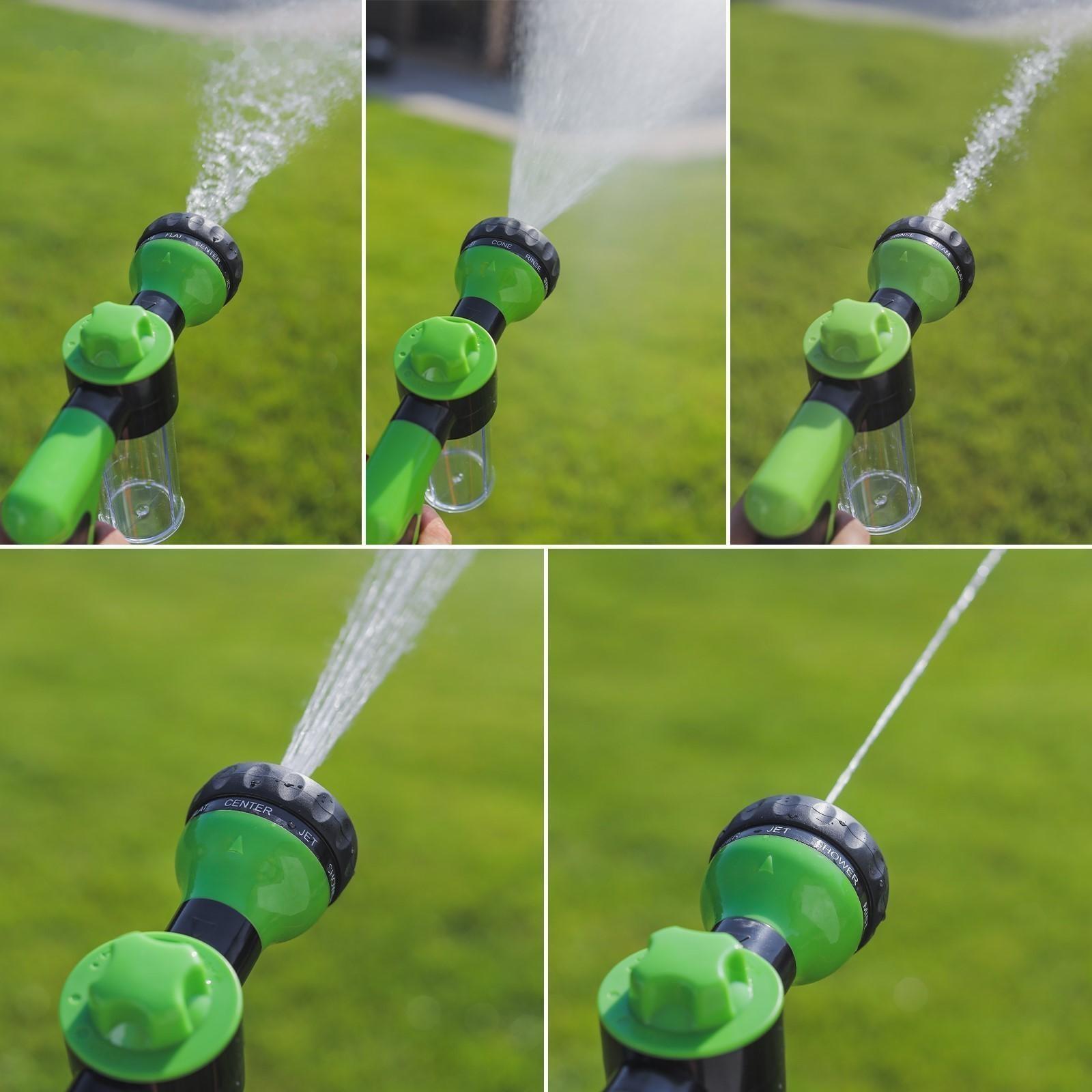 Пистолет для полива, 8 режимов, под коннектор, пластик