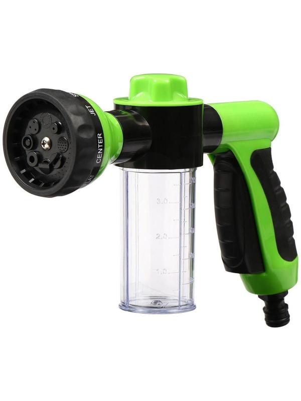 Пистолет для полива, 8 режимов, под коннектор, пластик