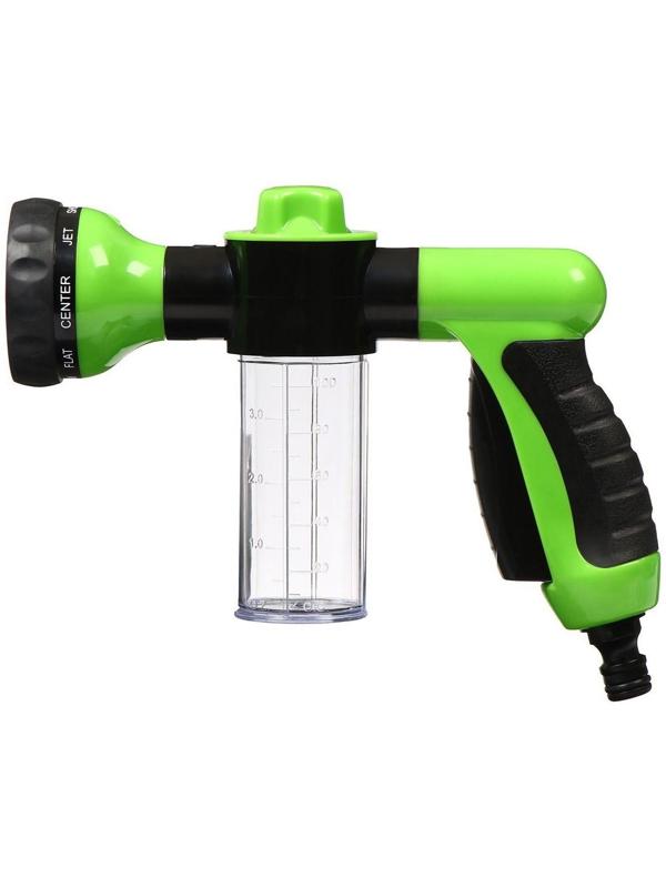 Пистолет для полива, 8 режимов, под коннектор, пластик