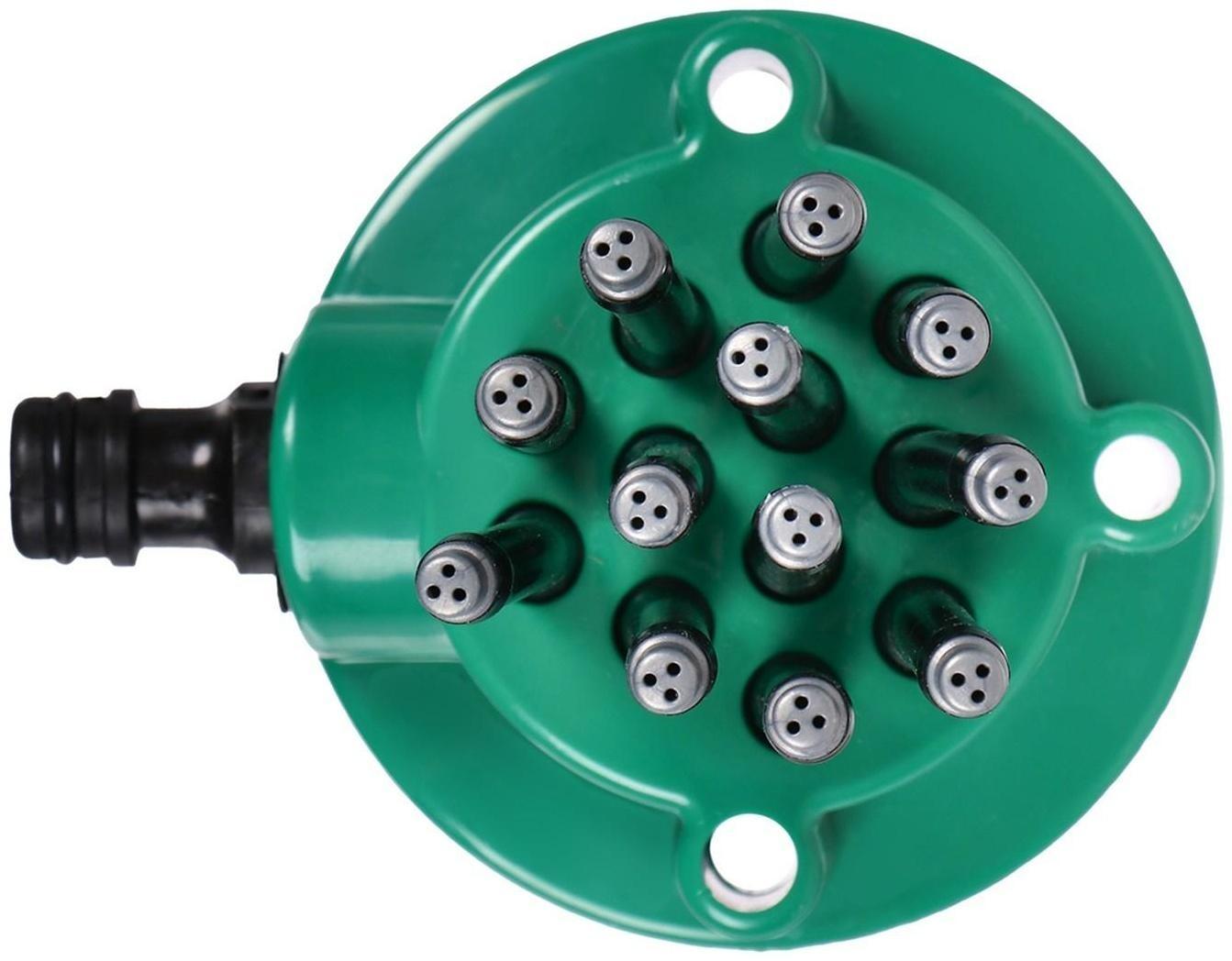 Распылитель-дождеватель, 12 форсунок, под коннектор, пика, пластик