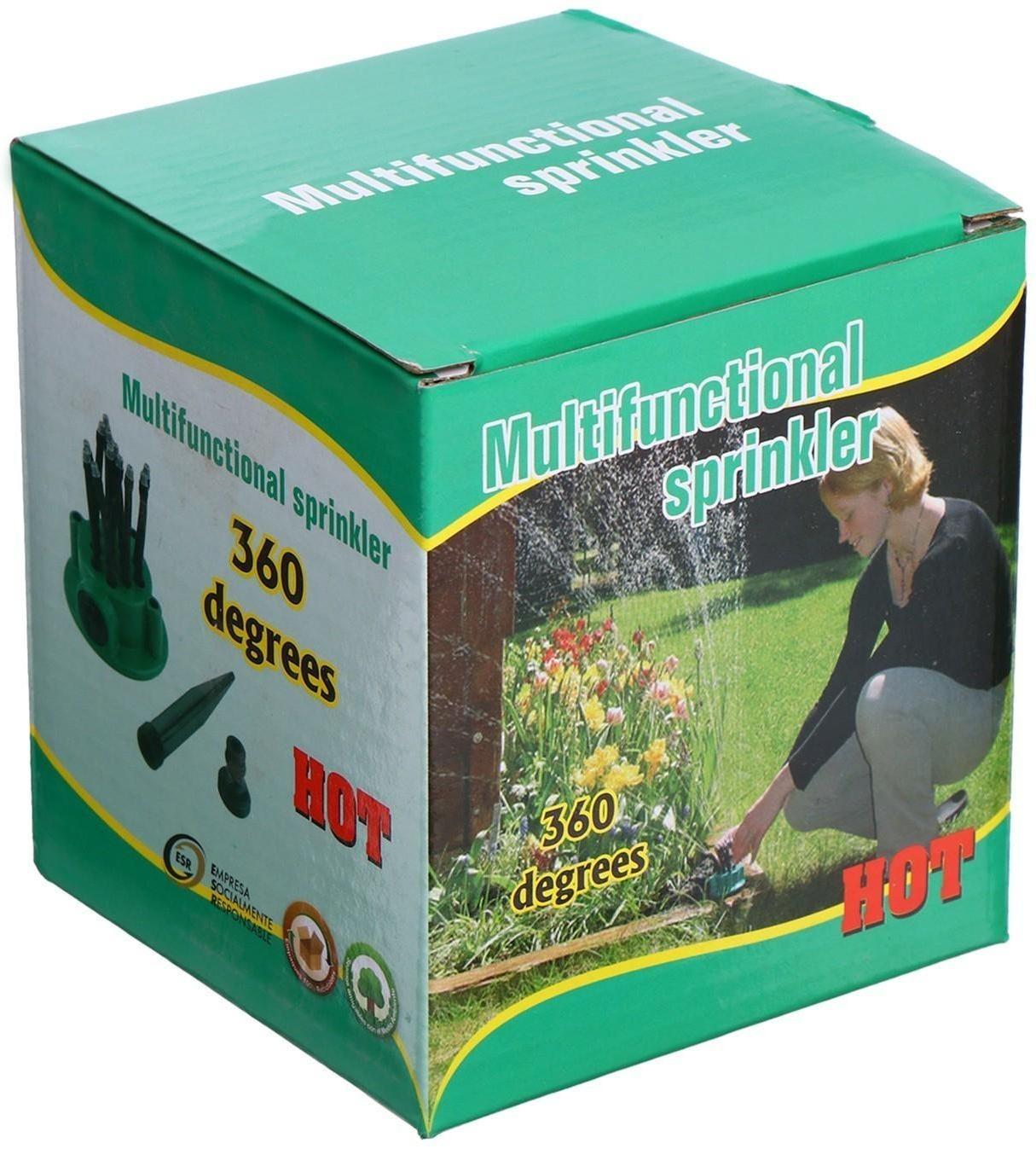 Распылитель-дождеватель, 12 форсунок, под коннектор, пика, пластик