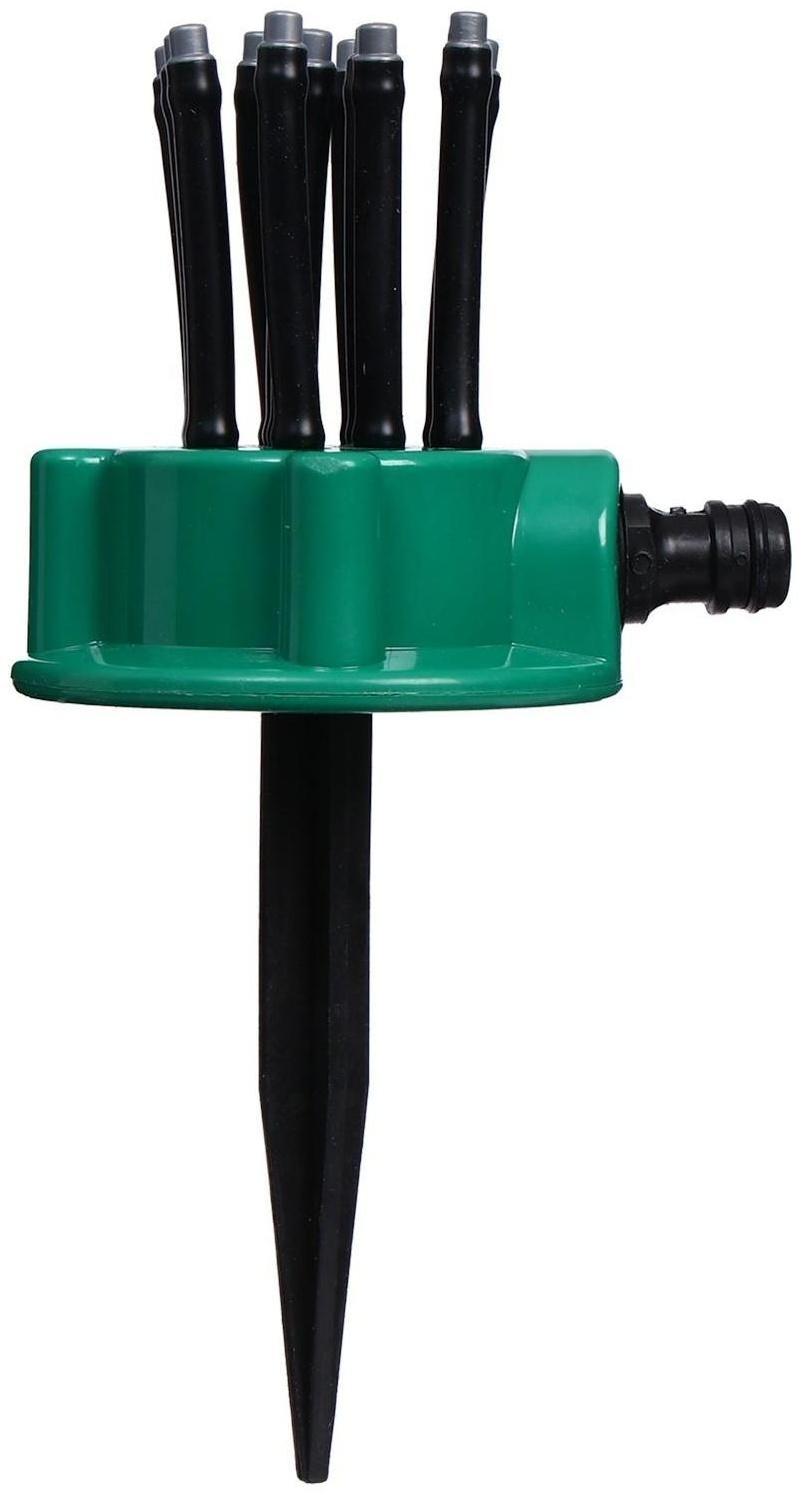 Распылитель-дождеватель, 12 форсунок, под коннектор, пика, пластик