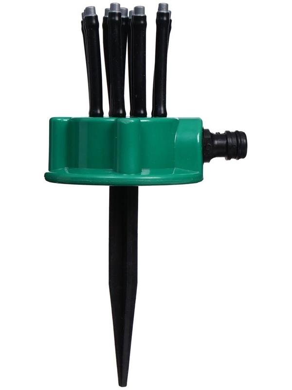 Распылитель-дождеватель, 12 форсунок, под коннектор, пика, пластик