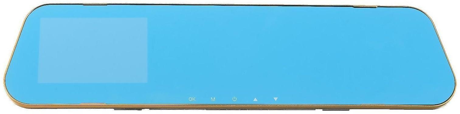 Видеорегистратор TORSO, HD 1080P, размер 30×8.5 см, TFT 2.8, обзор 100°, золотистый