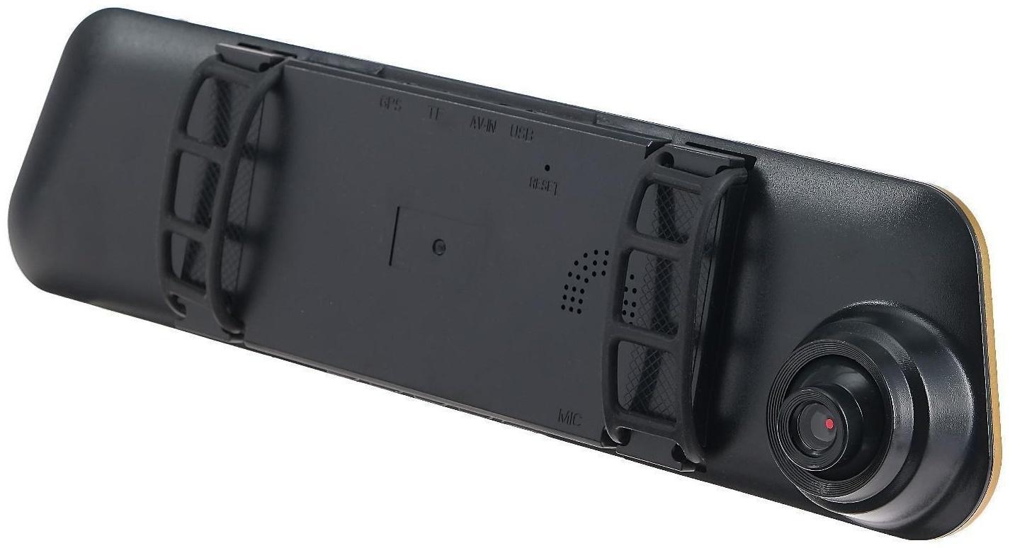 Видеорегистратор TORSO, HD 1080P, размер 30×8.5 см, TFT 2.8, обзор 100°, золотистый