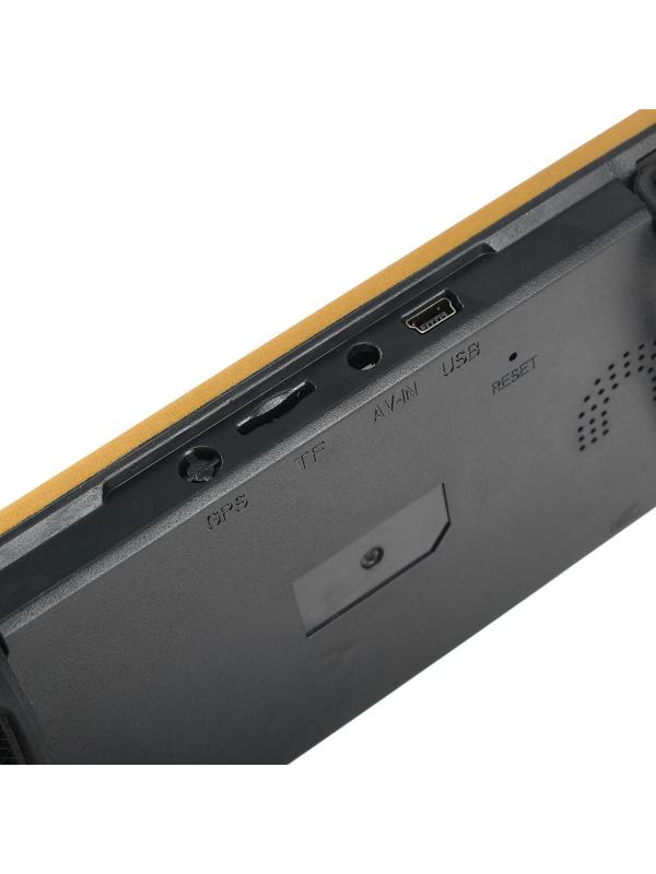 Видеорегистратор TORSO, HD 1080P, размер 30×8.5 см, TFT 2.8, обзор 100°, золотистый