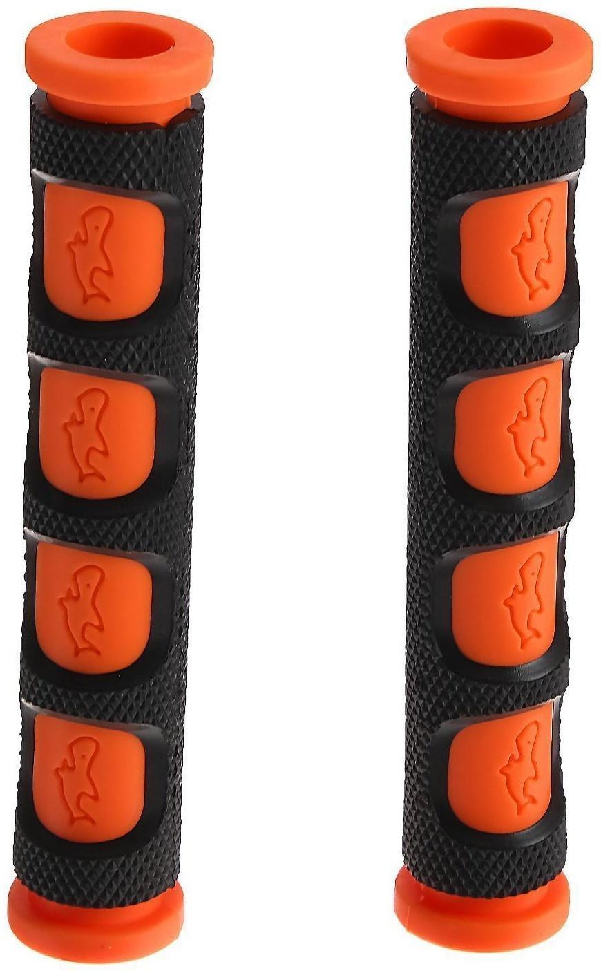 Накладка на ручку руля, противоскользящая, 95 мм, диаметр 18 мм, микс, набор 2 шт