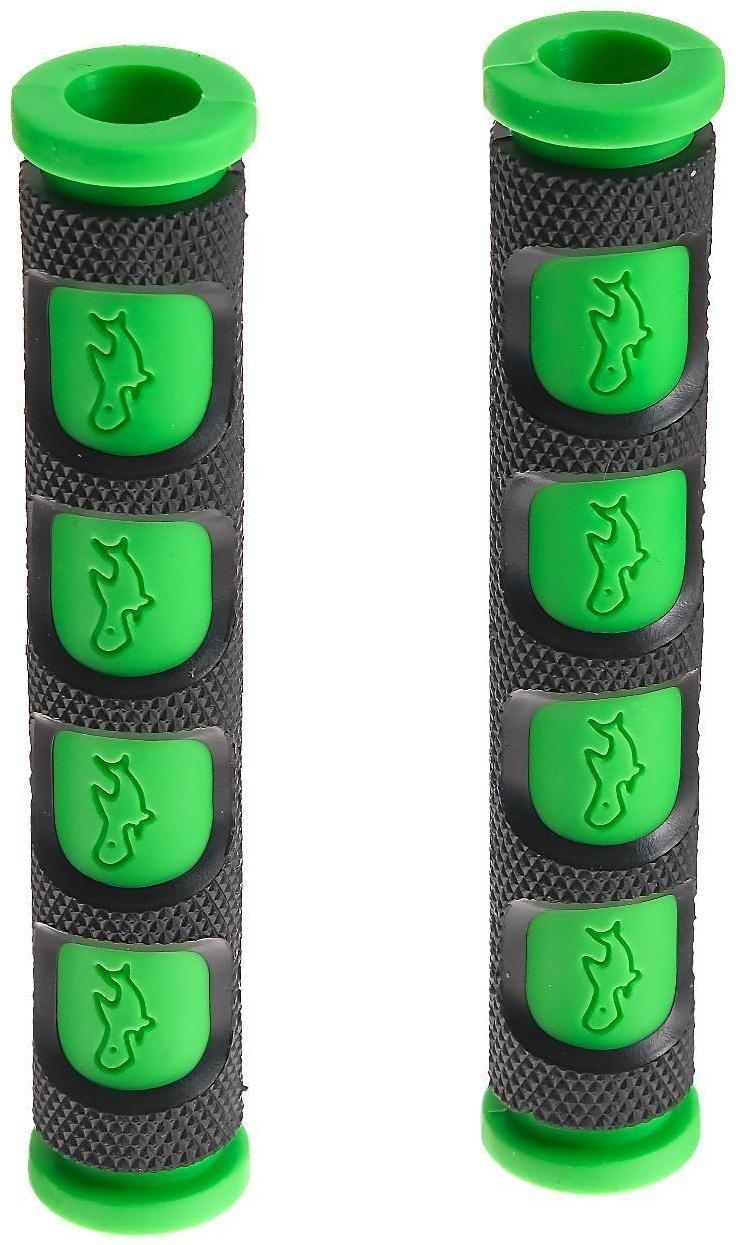 Накладка на ручку руля, противоскользящая, 95 мм, диаметр 18 мм, микс, набор 2 шт