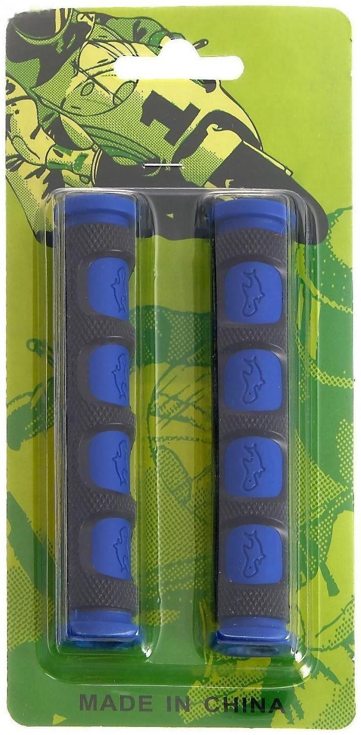 Накладка на ручку руля, противоскользящая, 95 мм, диаметр 18 мм, микс, набор 2 шт