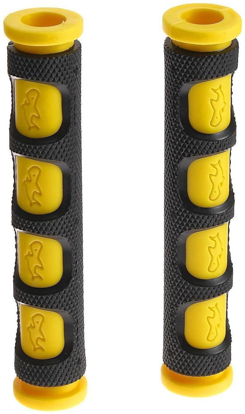 Накладка на ручку руля, противоскользящая, 95 мм, диаметр 18 мм, микс, набор 2 шт