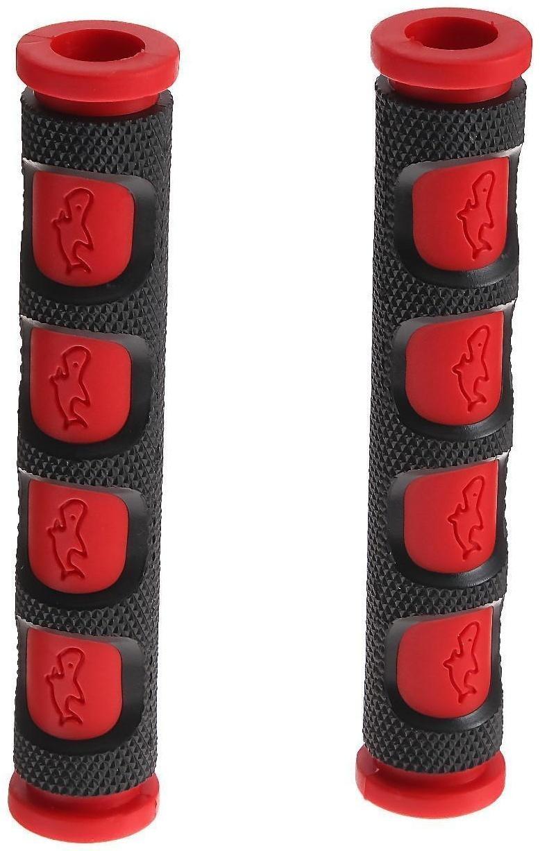 Накладка на ручку руля, противоскользящая, 95 мм, диаметр 18 мм, микс, набор 2 шт