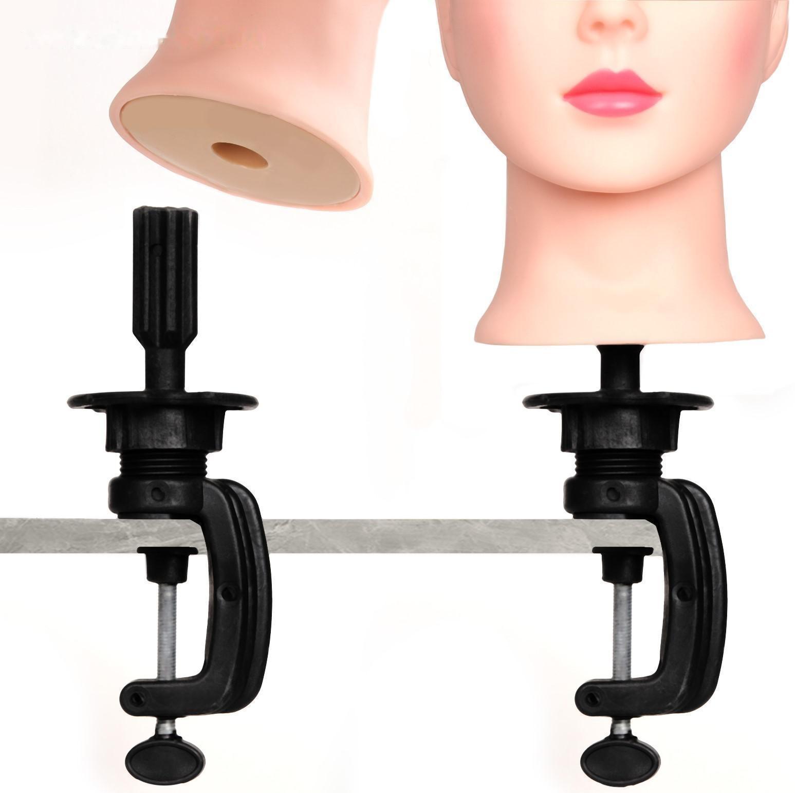 Голова учебная, искусственный волос, 55-60 см, объём 2D, без штатива, цвет блонд