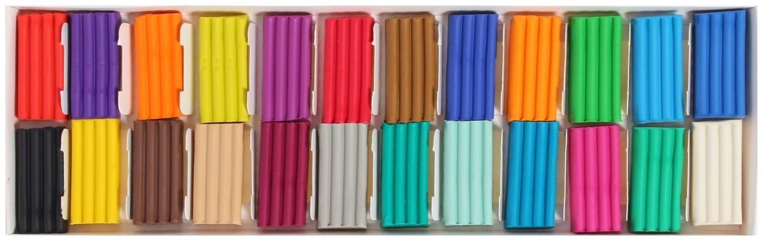 Пластилин Calligrata, 24 цвета, 360 г