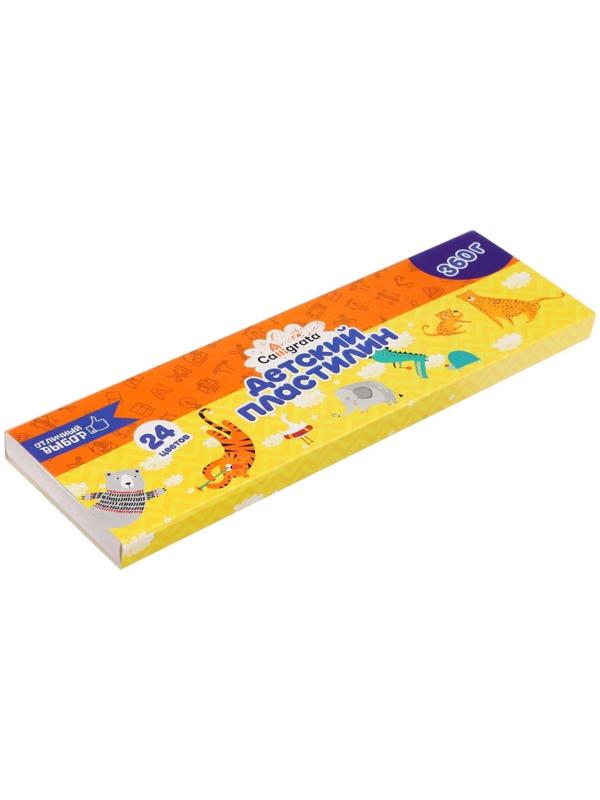 Пластилин Calligrata, 24 цвета, 360 г