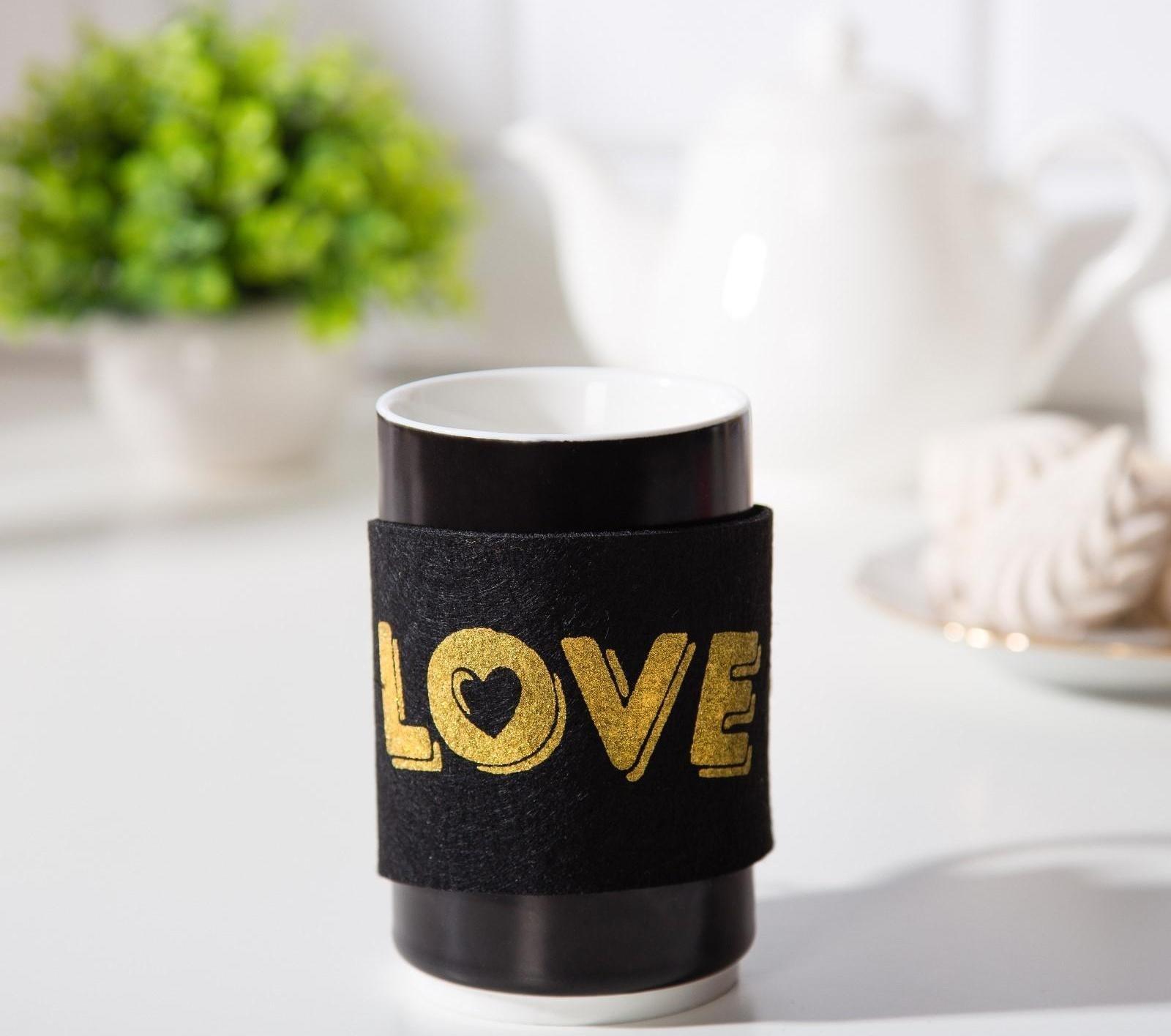 Декоративная лента на кружку 