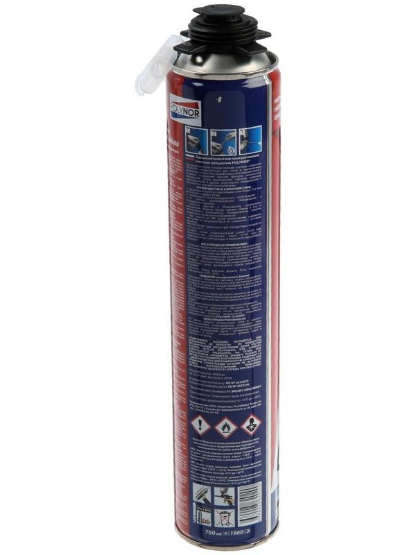 Полиуретановый утеплитель POLYNOR, под пистолет, всесезонный, 1000 мл