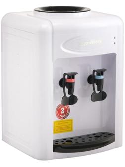 Кулер для воды AquaWork AW 0.7TDR, с нагревом/охлаждением, 700 Вт, белый с черным