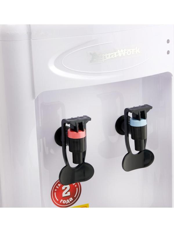Кулер для воды AquaWork AW 0.7TDR, с нагревом/охлаждением, 700 Вт, белый с черным