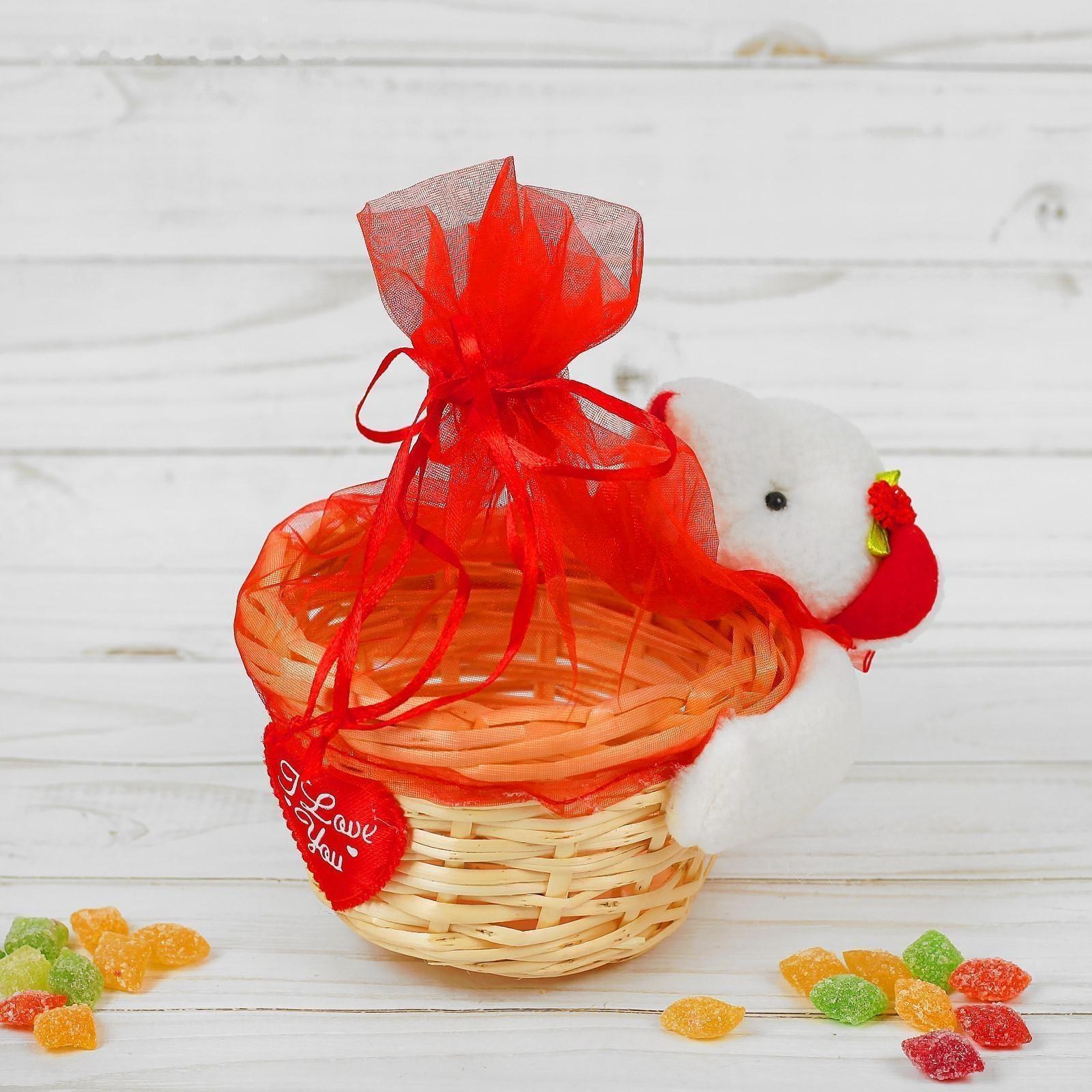 Конфетница «Животные», с сеткой, 250 г, виды МИКС