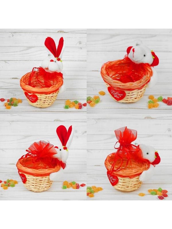 Конфетница «Животные», с сеткой, 250 г, виды МИКС