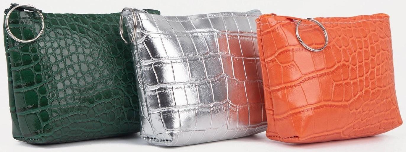 Кошелёк на молнии, цвет МИКС