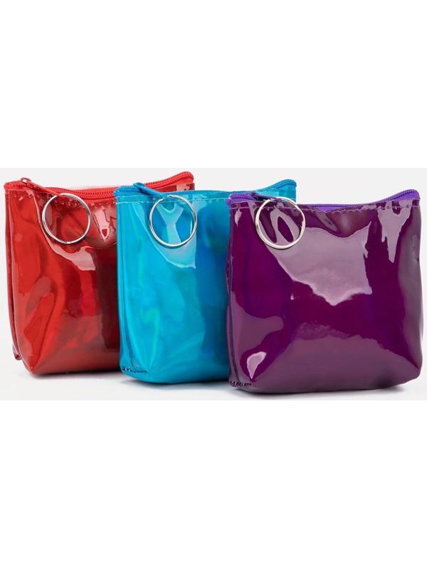 Кошелёк на молнии, цвет МИКС