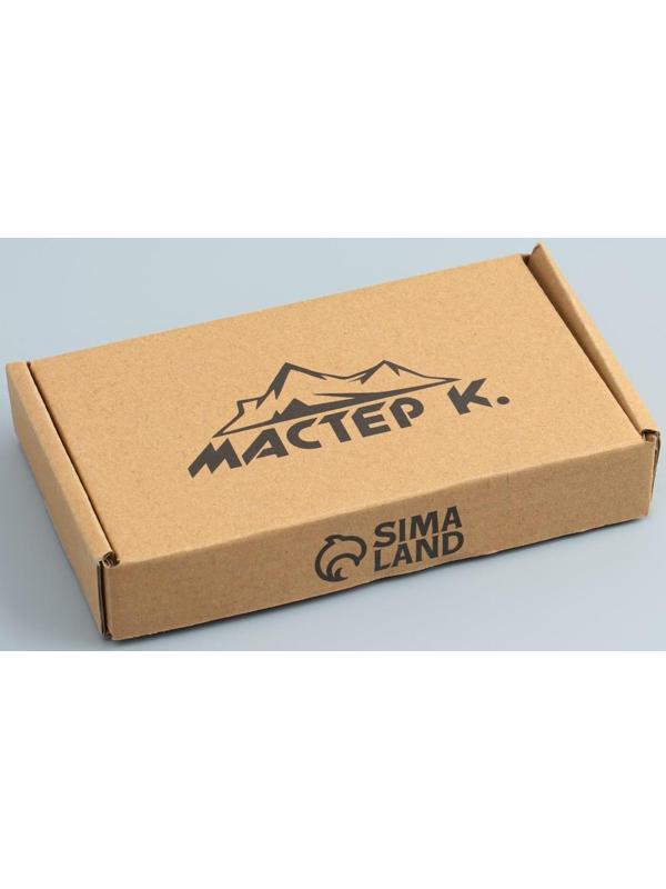 Рогатка металлическая в оплетке, цвет микс