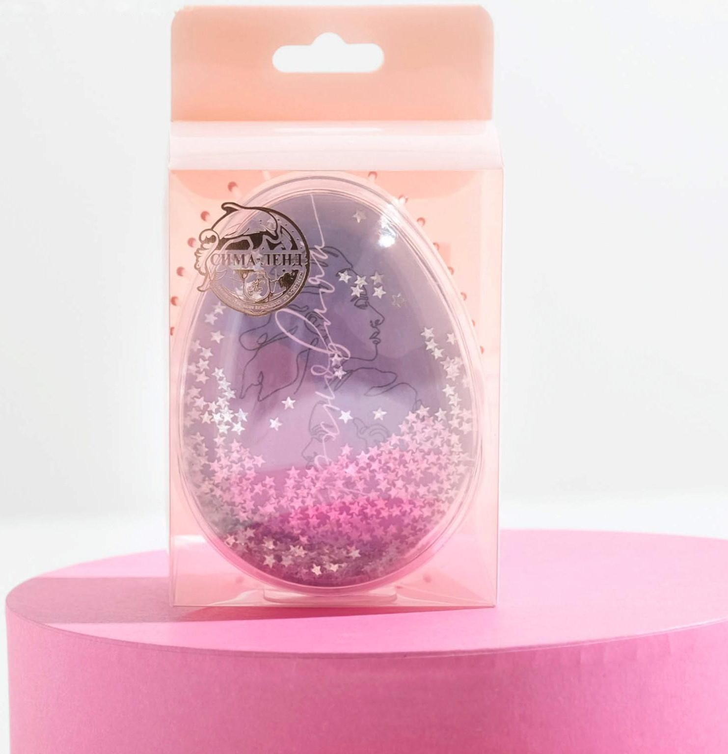 Расческа-шейкер «Вдохновляй» 9 х 6.5 х 4.5 см