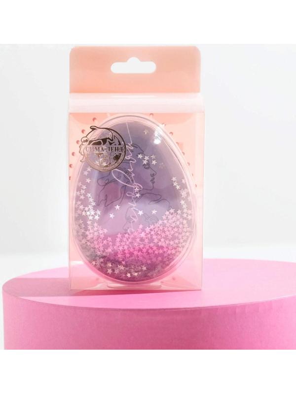 Расческа-шейкер «Вдохновляй» 9 х 6.5 х 4.5 см