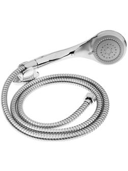 Набор для душа ZEIN Z0203, шланг 150 см, держатель, лейка 3 режима, хром