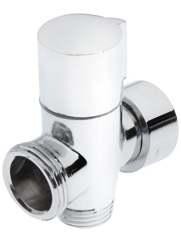 Дивертор ZEIN Z740, для смесителя, корпус цинк, керамика, с круглой гайкой, цвет хром