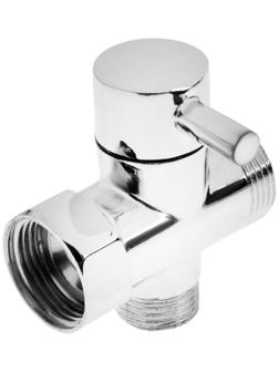 Дивертор ZEIN Z743, для смесителя, корпус цинк, цвет хром