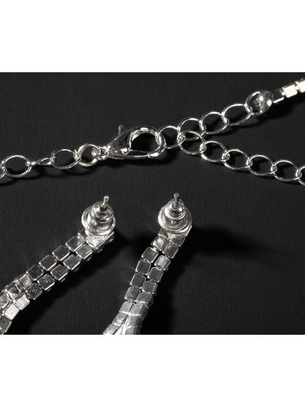 Набор 2 предмета: серьги, колье 