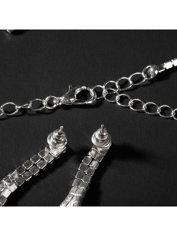 Набор 2 предмета: серьги, колье 