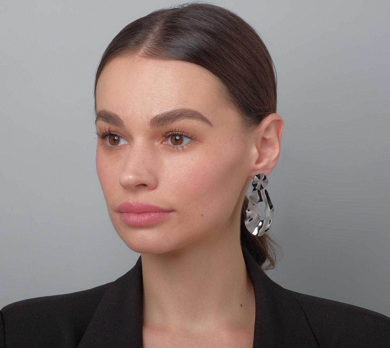 Серьги металл 