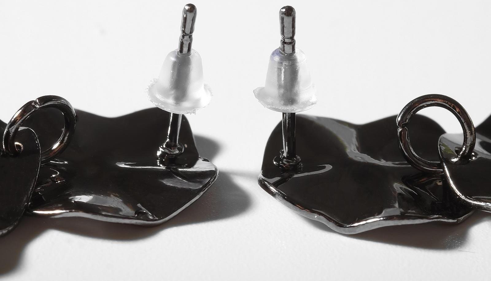 Серьги металл 