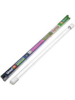 Фитолампа светодиодная Uniel, Т8, G13, 9 Вт, 600 мм, 265 В, мультиспектральная