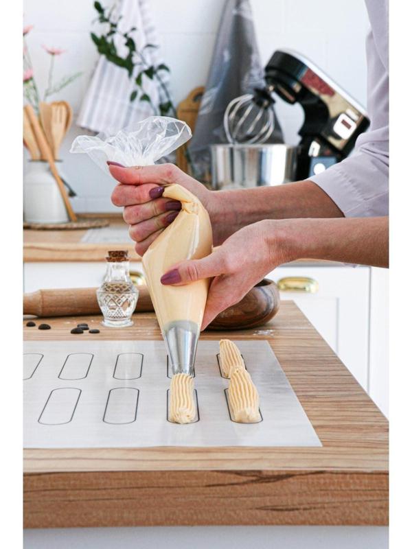 Силиконовый коврик армированный KONFINETTA «Эклер», 40×60 см, 0,4 мм