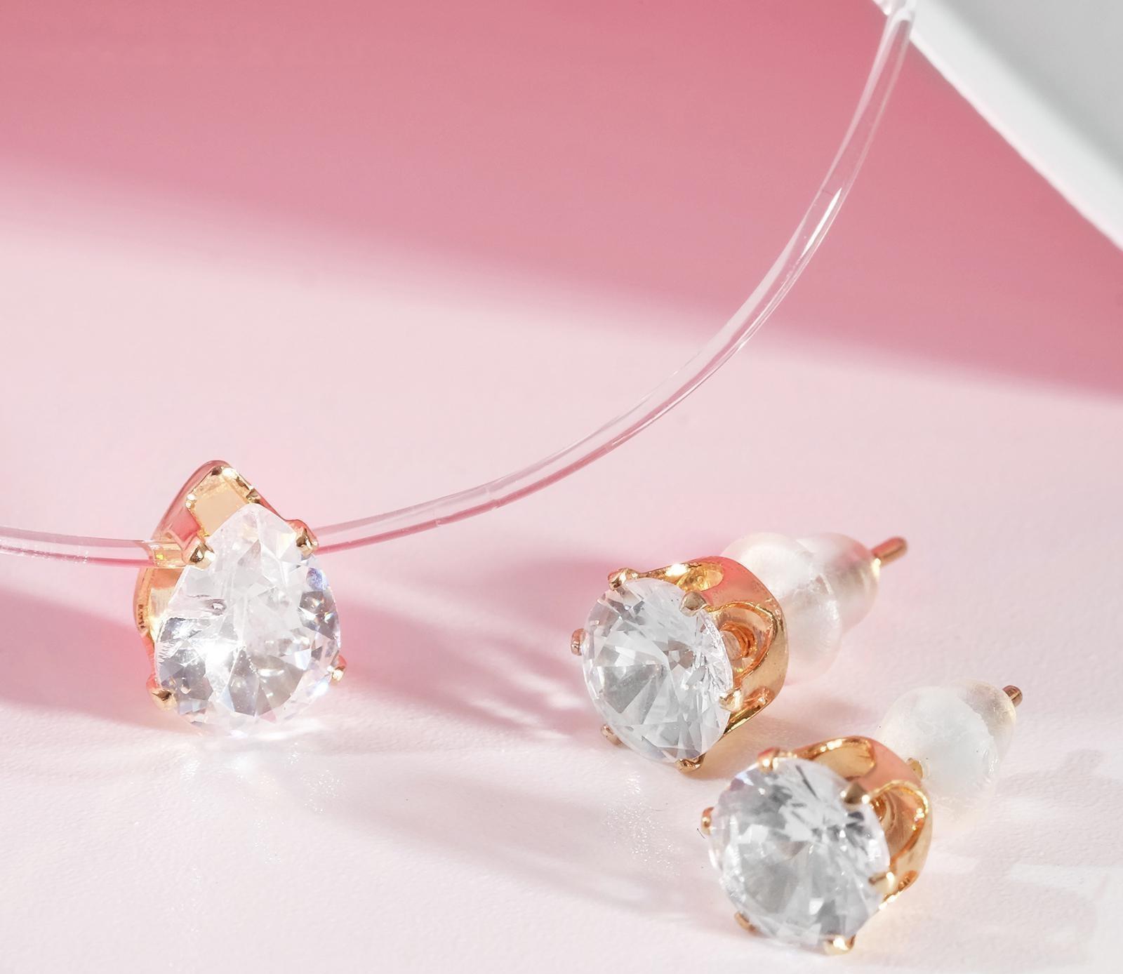 Гарнитур 2 предмета: серьги, кулон 