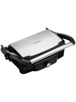 Электрогриль WILLMARK WG-2480, 1800 Вт, антипригарное покрытие, 28х17 см