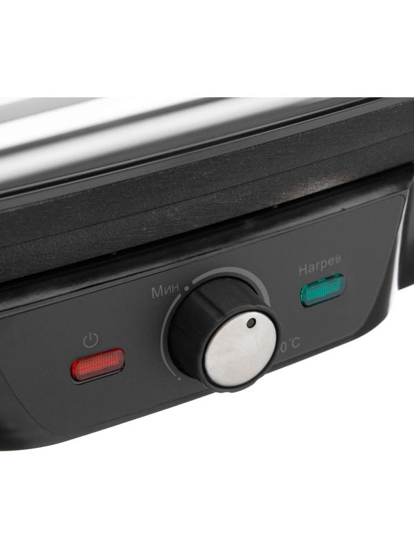 Электрогриль WILLMARK WG-2480, 1800 Вт, антипригарное покрытие, 28х17 см