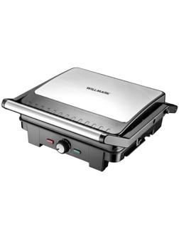 Электрогриль WILLMARK WG-3290, 2200 Вт, антипригарное покрытие, 29x24 см