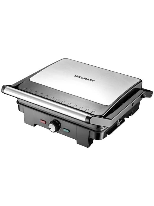Электрогриль WILLMARK WG-3290, 2200 Вт, антипригарное покрытие, 29x24 см